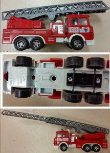 Fire Truck Matchbox Super Kings 1984 England.